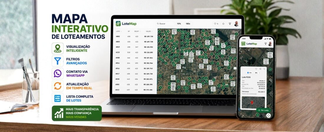 O Que é um Mapa Digital Interativo para Loteamentos