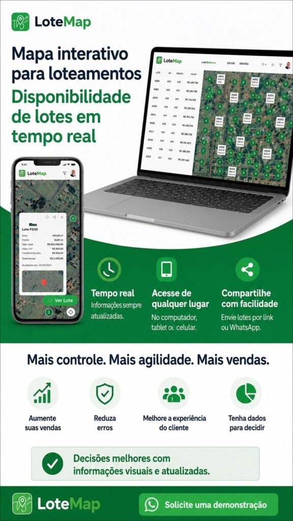 Infografo Mapa interativo para loteamentos